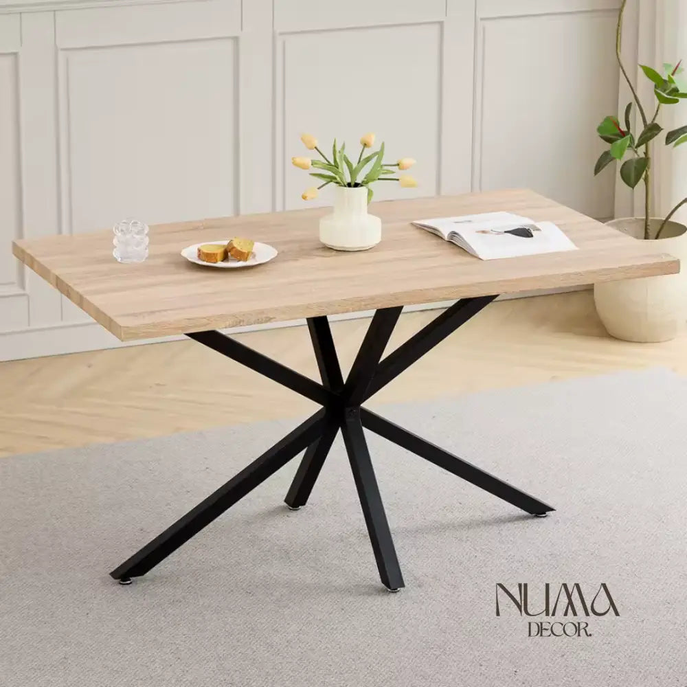Atlas | Mesa de Madera y Patas de Metal