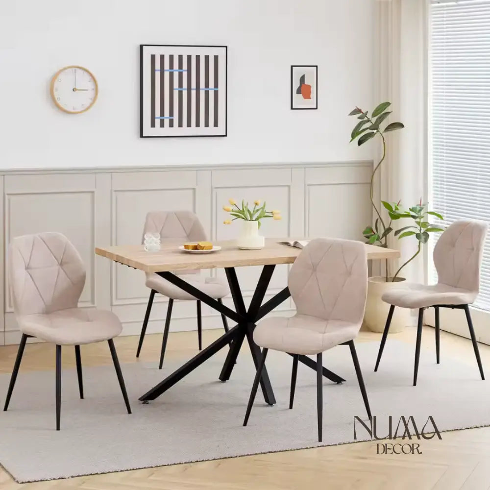 Atlas | Mesa de Madera y Patas de Metal