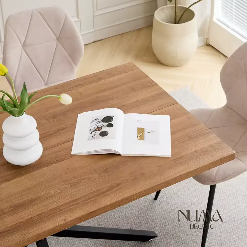 Atlas | Mesa de Madera y Patas de Metal