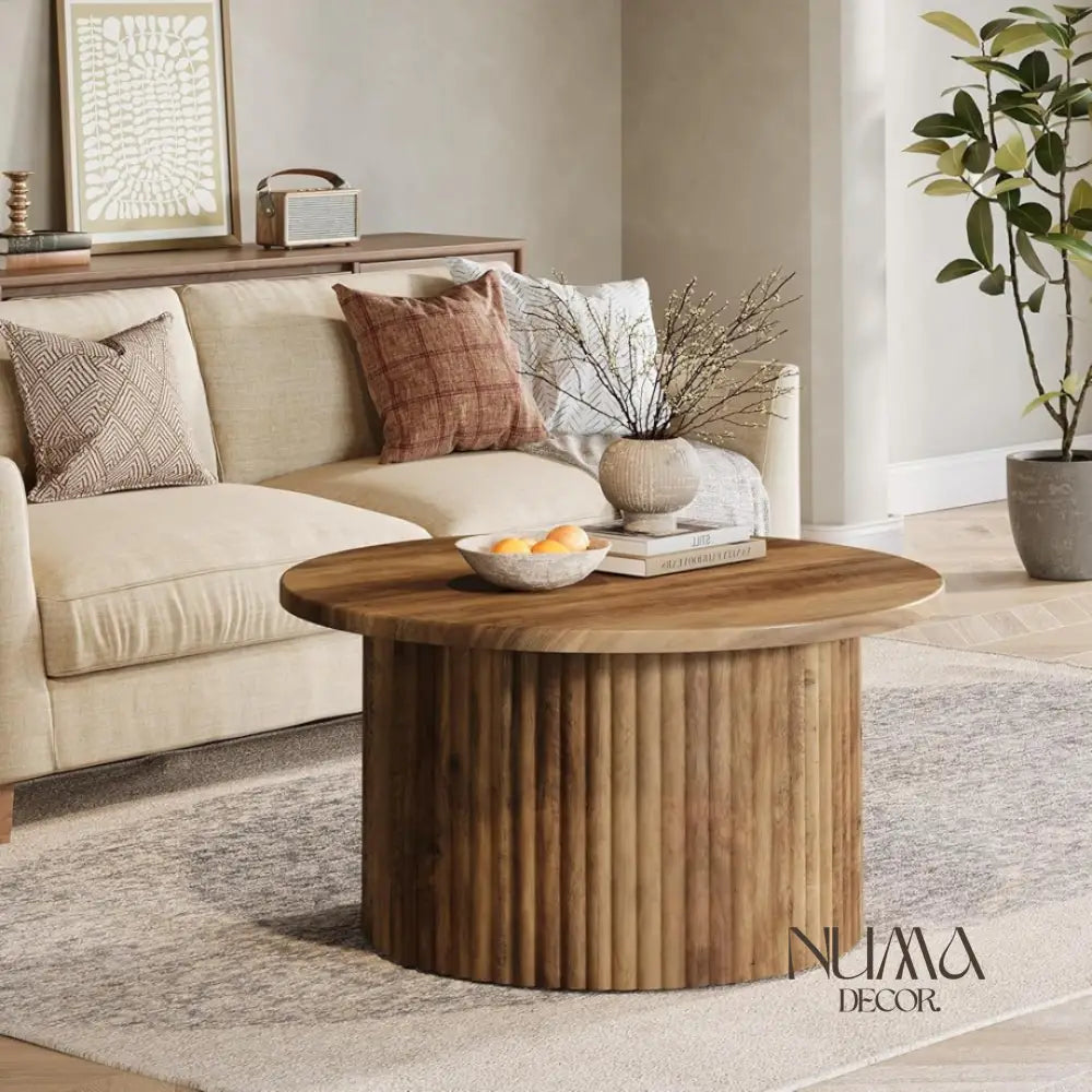 Kora | Diseño Cilíndrico con Relieve de Palillería